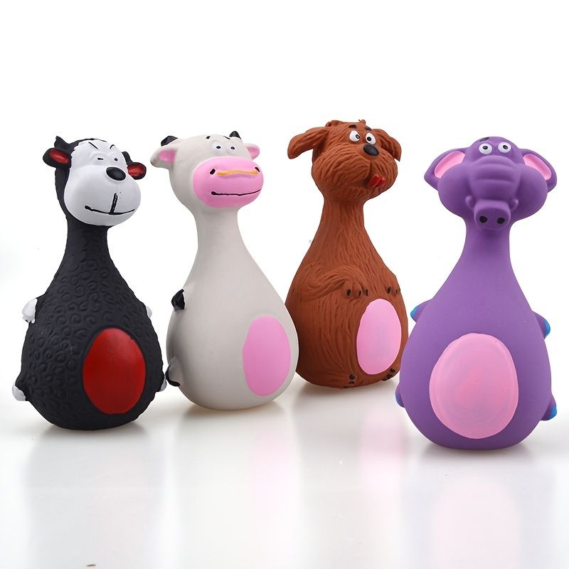 Latex Toys Dog Toys Latex Sound Big Tummy Elephant Cow Cartoon Pet Toys |  Shop Now For Limited-time Deals | Temu