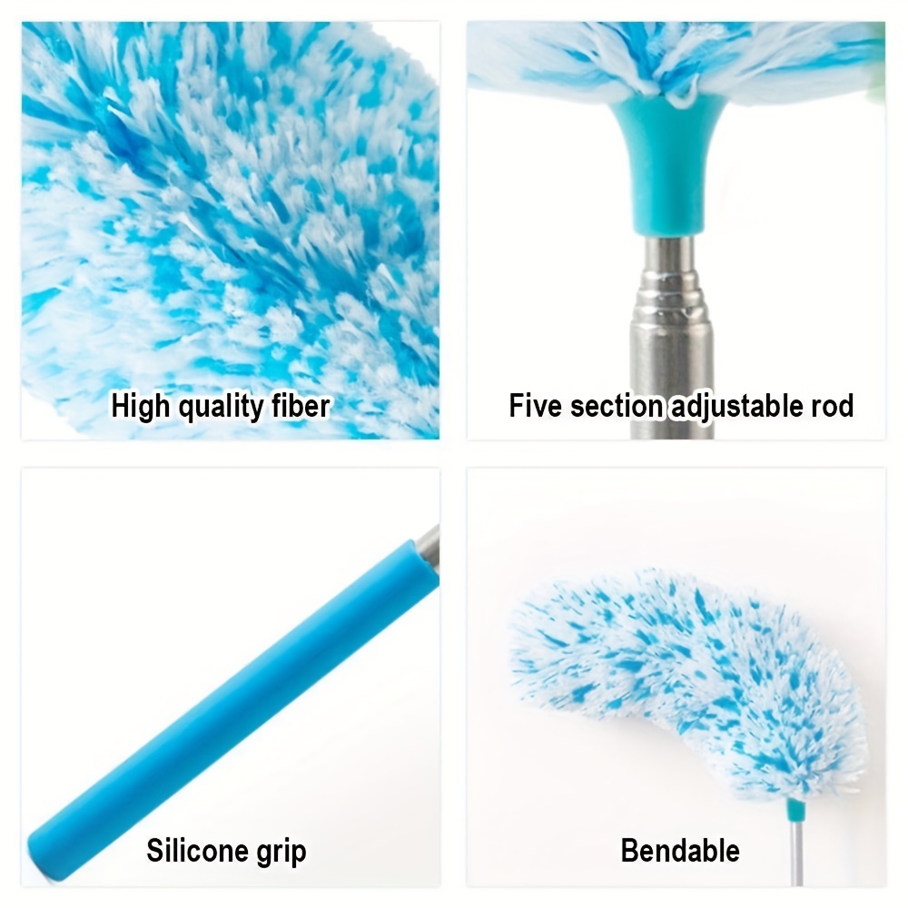 Retractable Duster Dust Brush Microfiber Hand Duster With - Temu