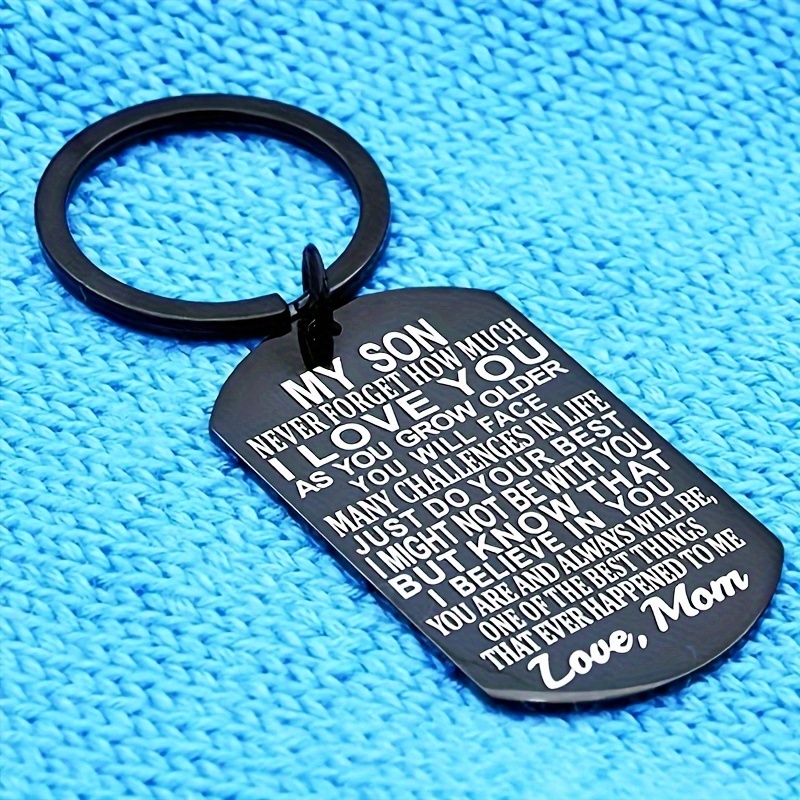 ibera gifts - Llavero personalizado de Metal/Tela - Ideal para regalar a tu  pareja, amigos, familia o niños - Acabado profesional (Azul) : :  Moda