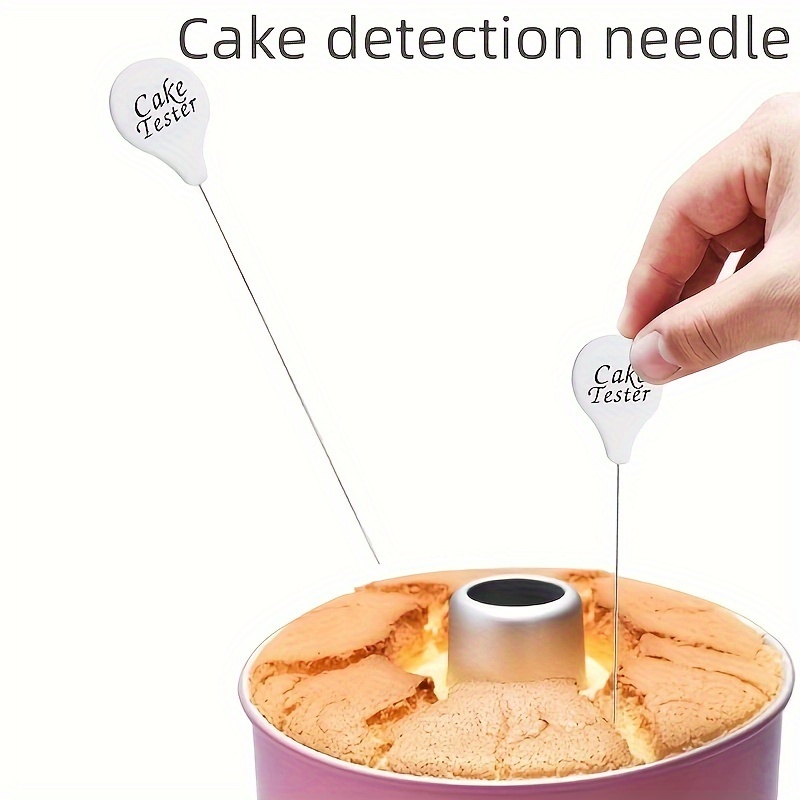 Cake Tester Needles Stainless Steel Cake Test Needle Cake Needle Icing Mixing Needle Baking Tool,Cake Tester Skewer Needles for Kitchen Home Bakery