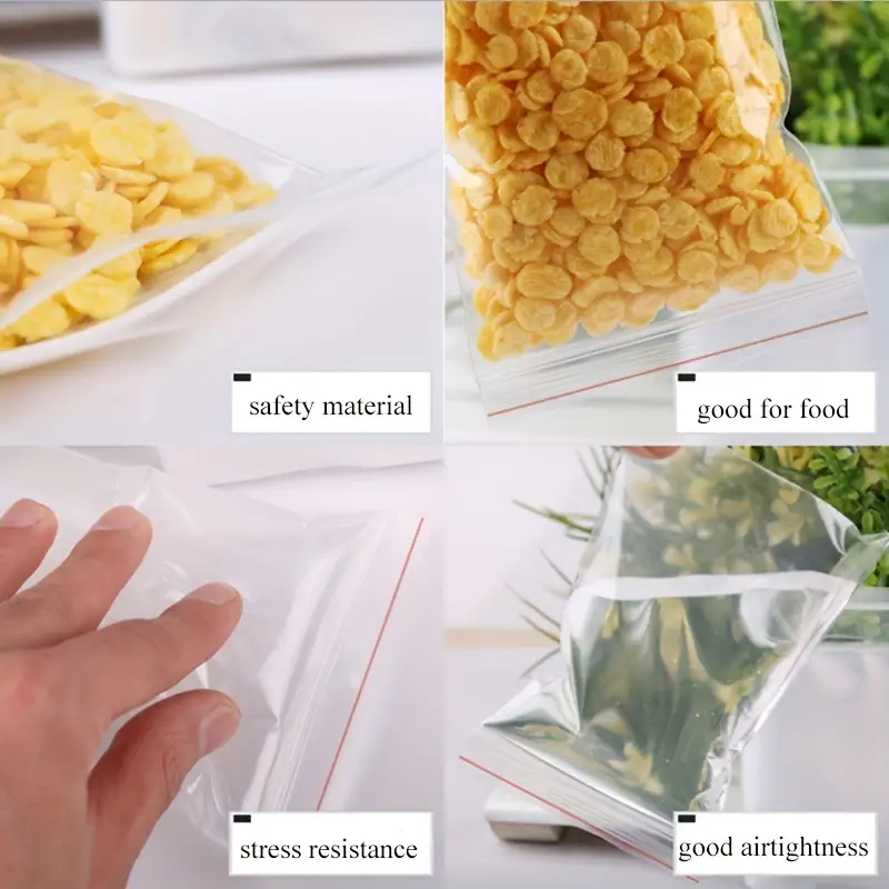 Airtight Waterproof Zip Plastic Packaging Bag for Food - China Bag