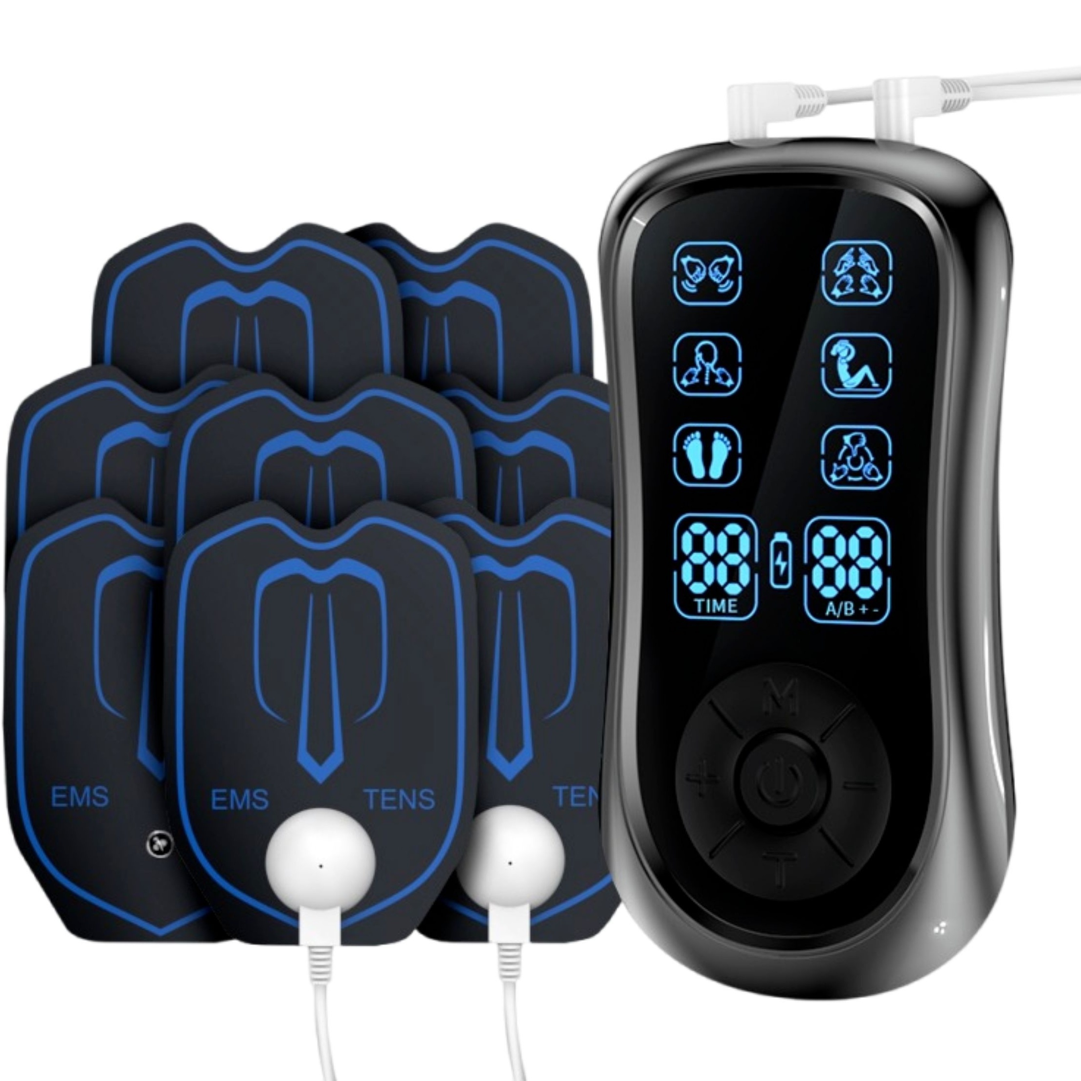 Rechargeable Tens Unit Tens/pms Ems Muscle Stimulator, 2nd Gen 16 Modes &  10 Upgraded Pads For Natural Pain Relief & Management, Electric Pulse  Impuls