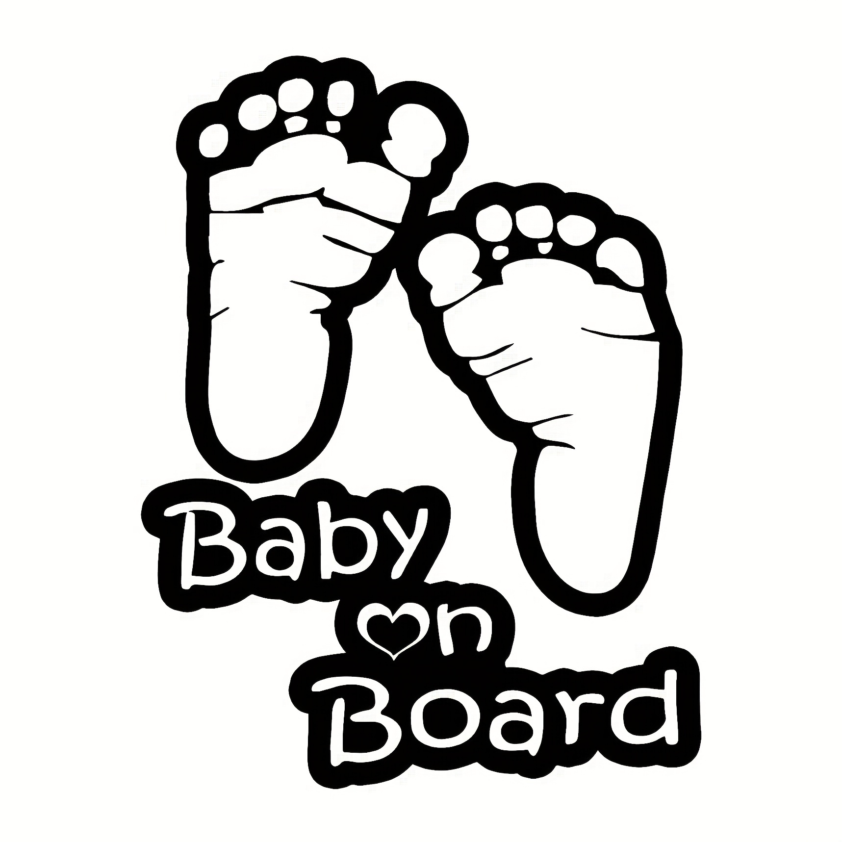 1pc Baby On Board Aufkleber Autoaufkleber Warnschild Gelb Signal Niedliches  Baby-Design Reflektierende Aufkleber