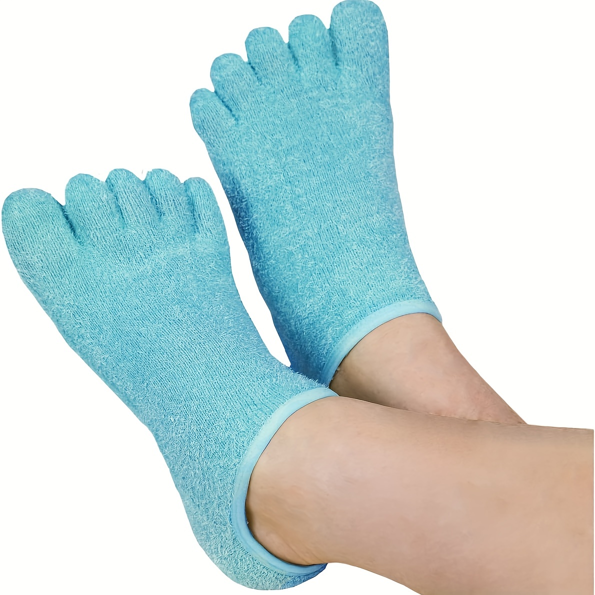 1 Pair Moisturizing Gel Socks - 5-Toe Cracked Dry Heel Moisturizer Sock For  Hard Skin And Dead Skin, Foot Skin Care Sleeves - Softening Rough Feet Gel