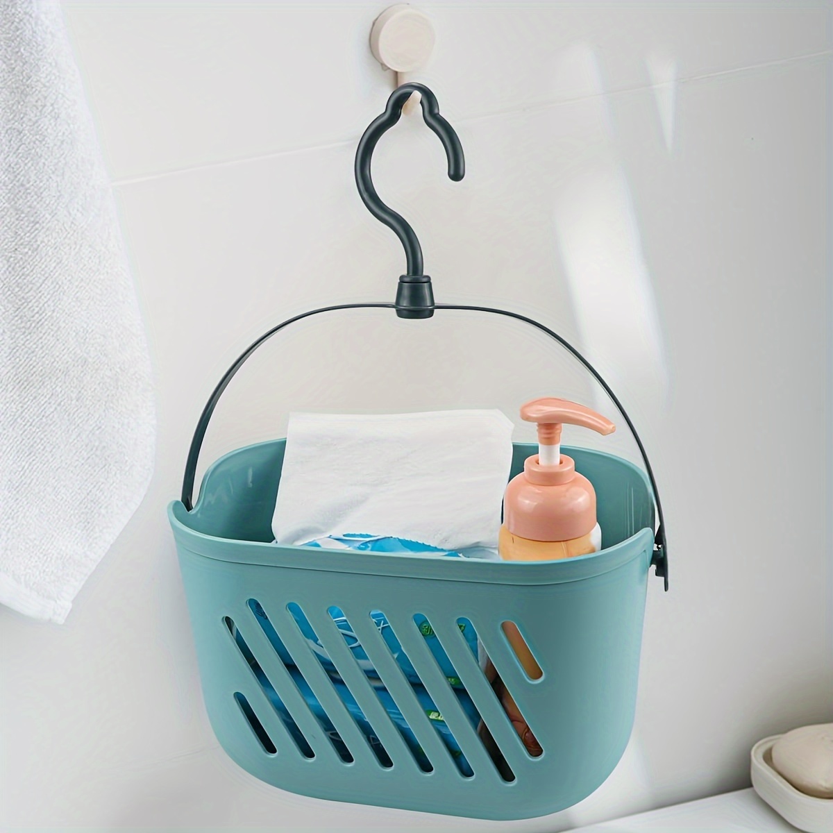 Plastic Storage Hanging Baskets Bathroom Washing Toiletries Shower  OrganizeY/xa