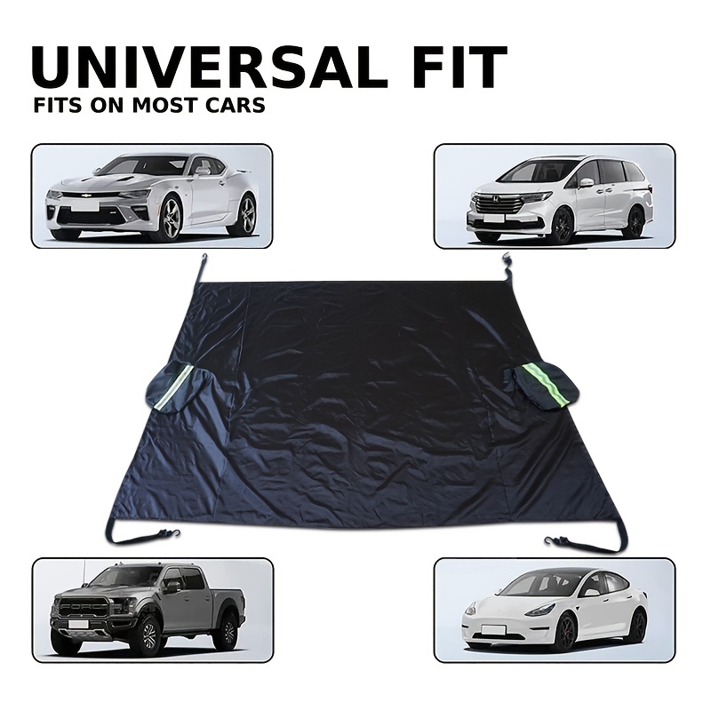 Universal Car Magnetic Sunshade Cover Car Windshield Snow - Temu