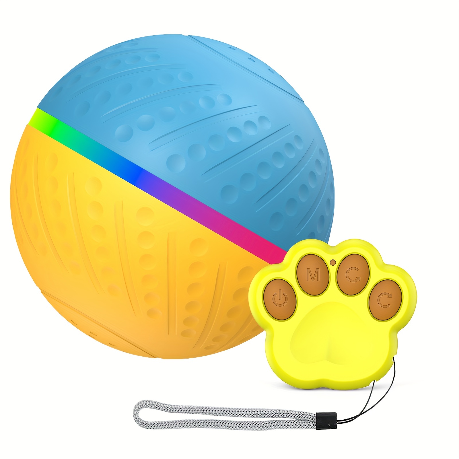 Smart Interactive Dog Balls, Remote Control Dog Chew Toy Ball for