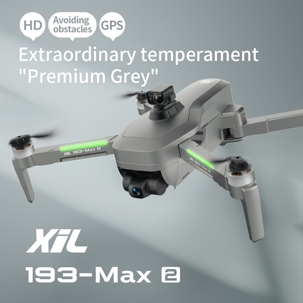 193 Max2 Gps Foldable Drone 4k Hd Dual Camera three - Temu