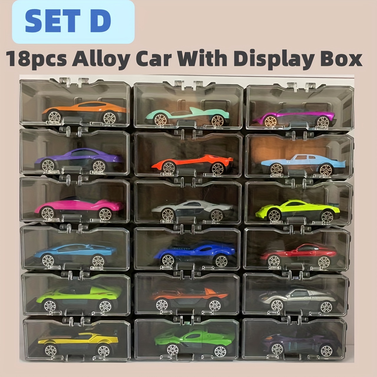 Coffret de 9+1 exclusif véhicules 2.5 cm Racer Series -Disney Cars