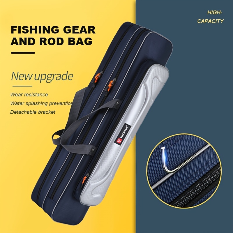 Oxford Cloth Fishing Rod Bag Multifunctional Fishing - Temu Philippines