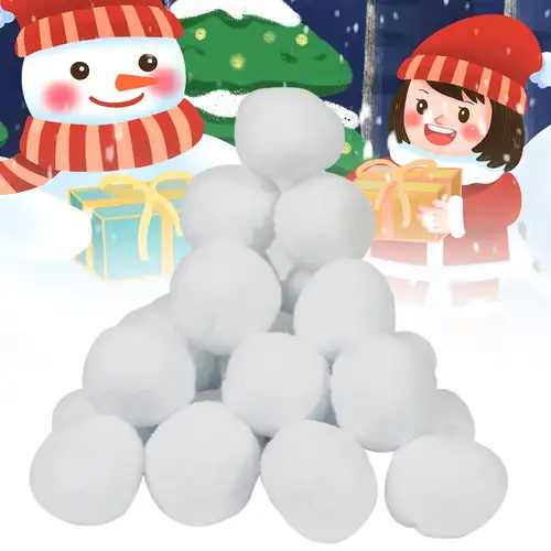 Indoor Snowballs For Kids, Indoor Snowball Fight Set, Artificial Snowballs  For Kids Indoor & Outdoor, Realistic White Plush Snowballs, Christmas Snow  Decorations, Winter Family Games Ball - Temu Bulgaria