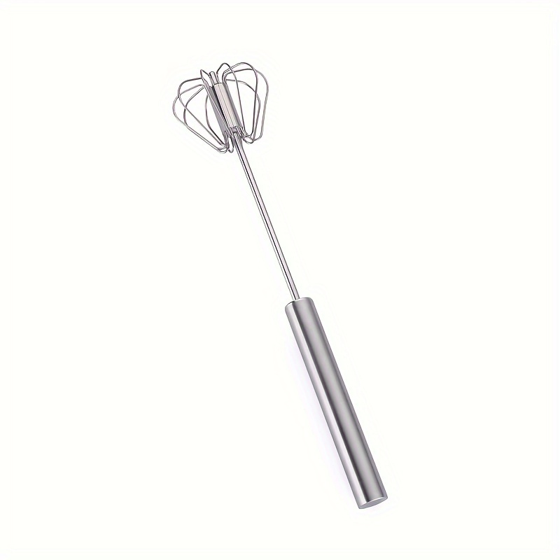 Stainless Steel Whisk Household Press Rotating Egg Beater - Temu