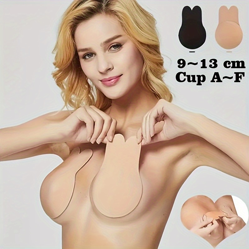 Adhesive Bra Strapless Sticky Invisible Push Up Silicone Bra For Backless  Dress With Nipple Covers A-f _s