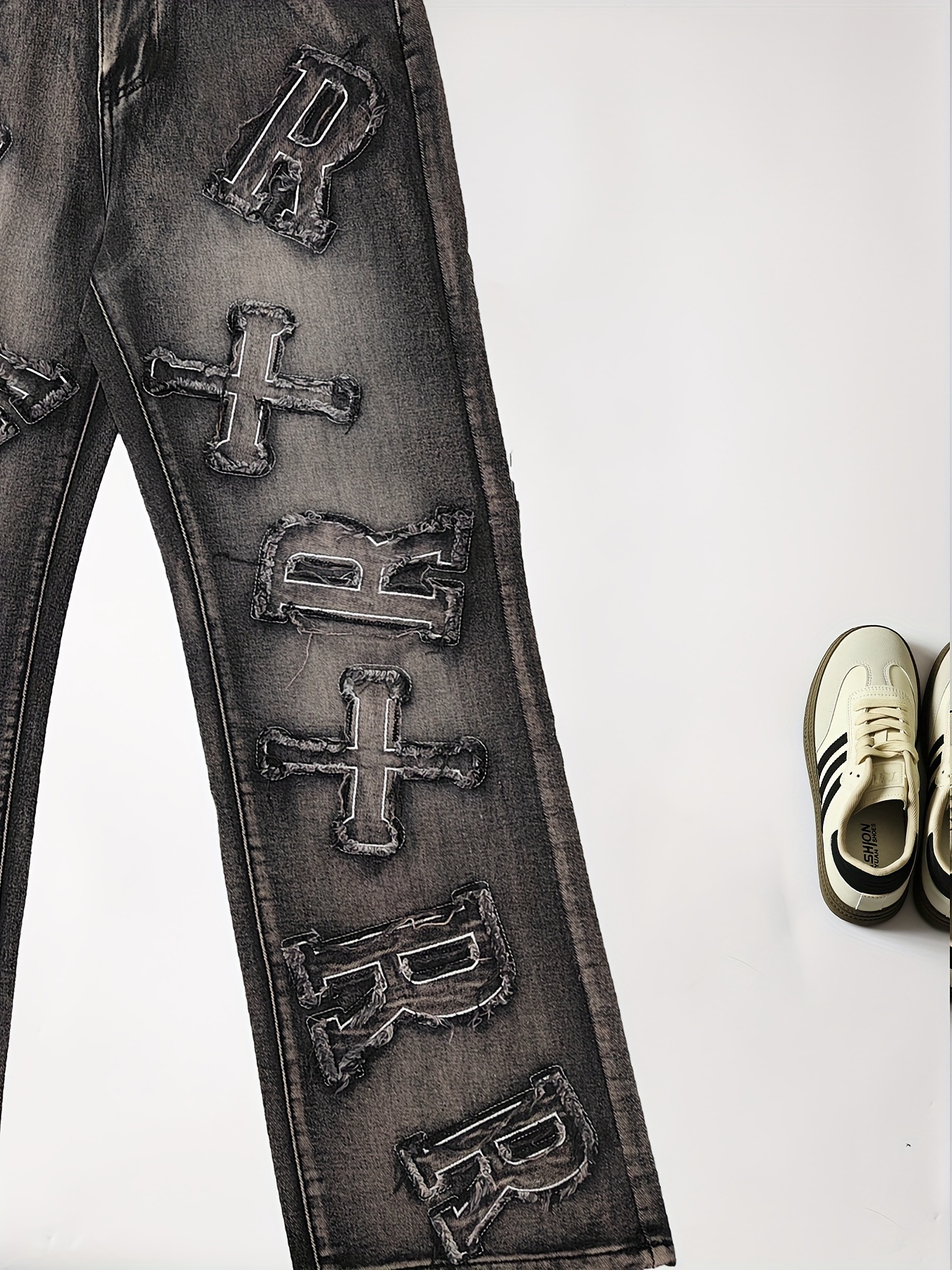 Chrome Hearts 75 Cross Patch Jeans (1 of 1)