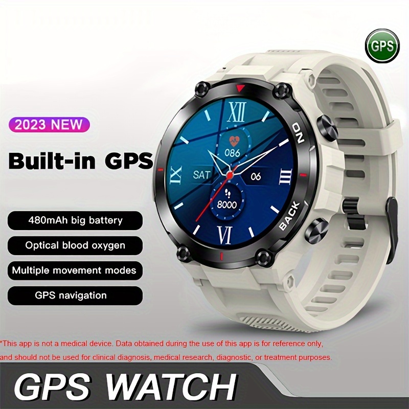 Lige Gps Smart Watch Mens Outdoor Sports Waterproof Fitness 24 Hour  Smartwatch Ideal Choice Gifts - Jewelry & Accessories - Temu