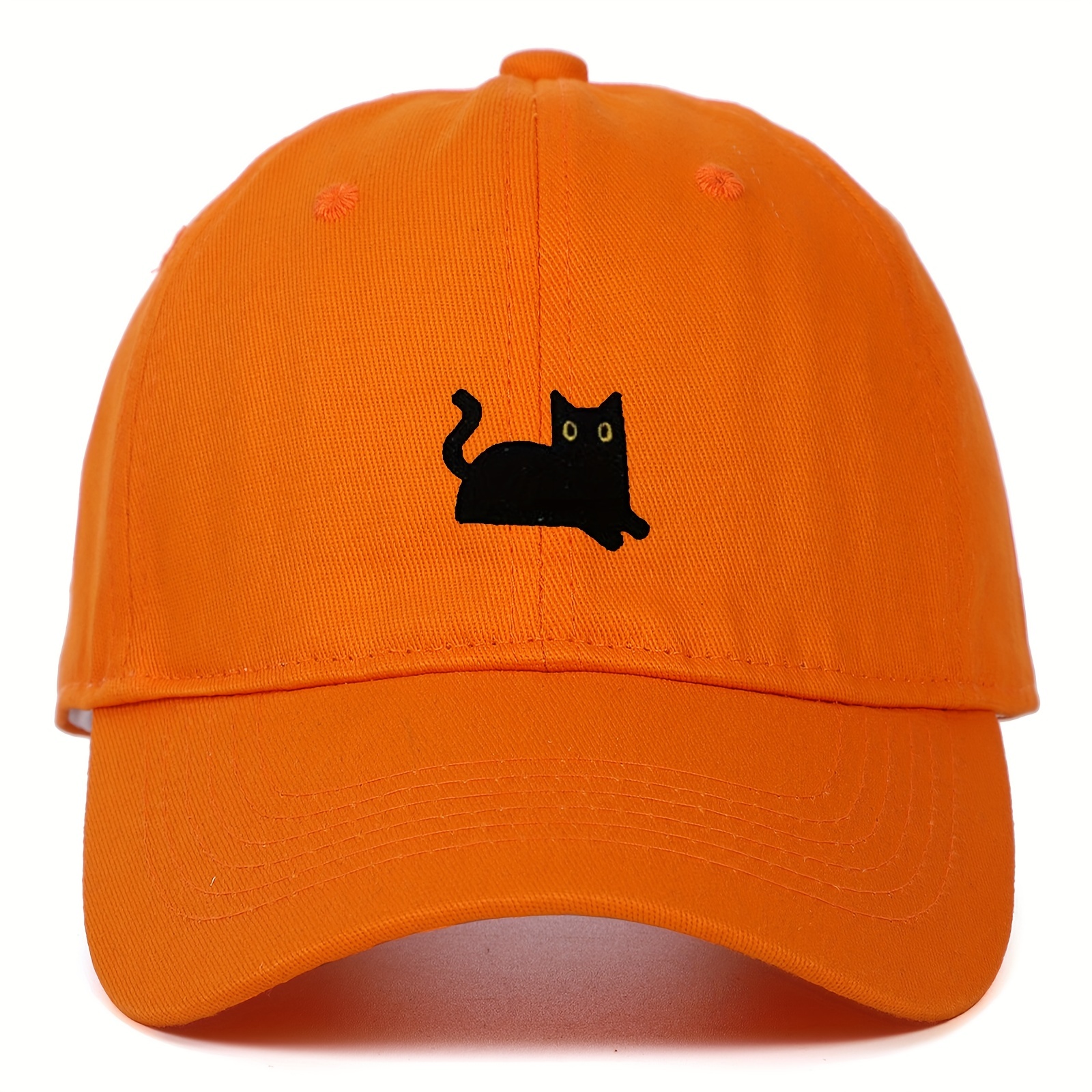 Gorra Cat negra con rojo para hombre