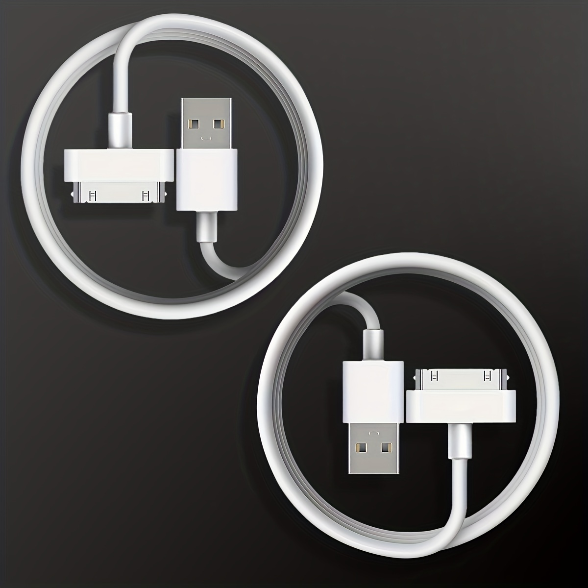 Charge + Sync Cable USB-A To 30-Pin Connector 