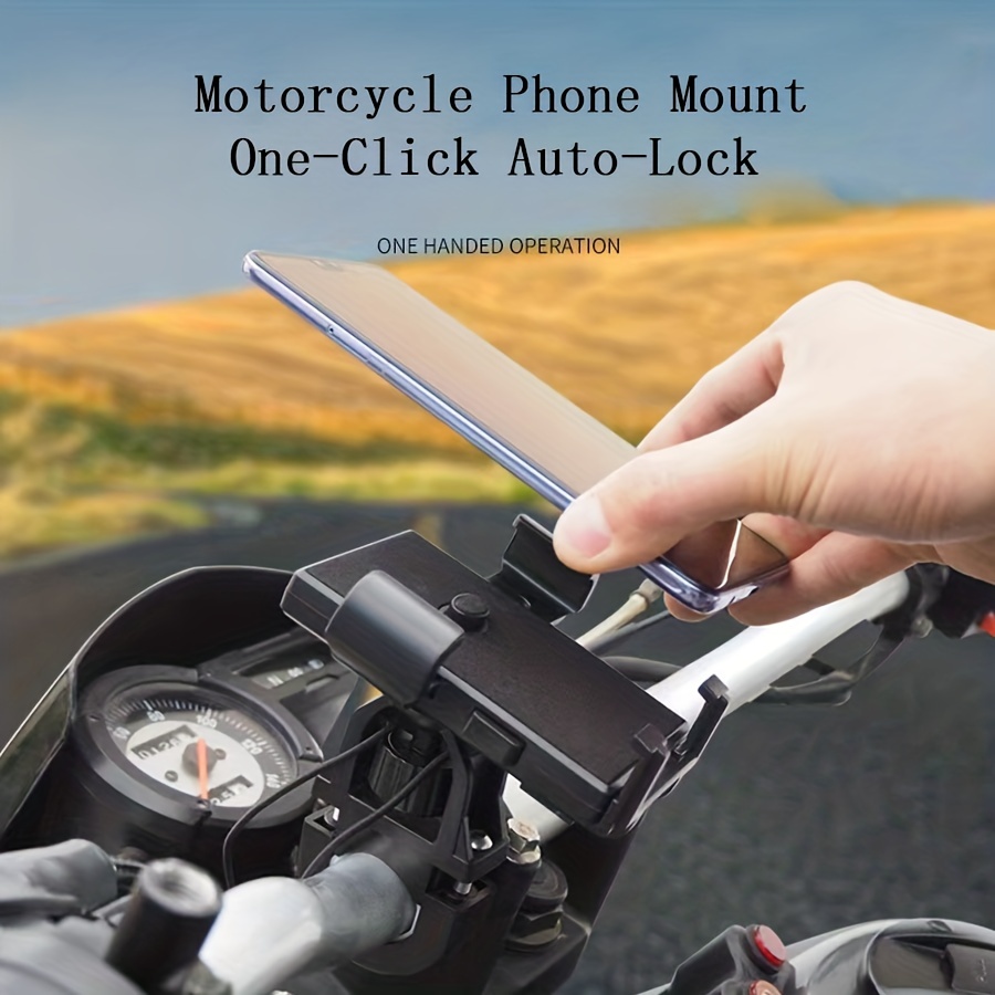 Bike Holder adjustable Motorcycle Phone Mount Handlebar Clip