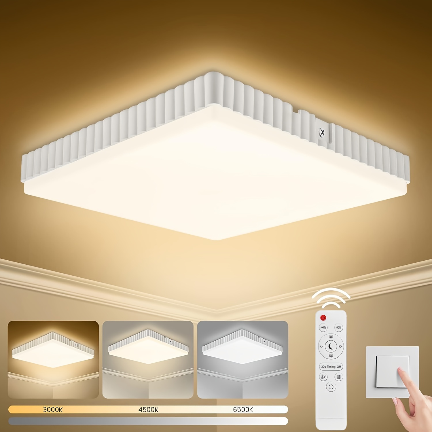 Plafonnier LED chambre étanche lumière chambre étanche Lampe de