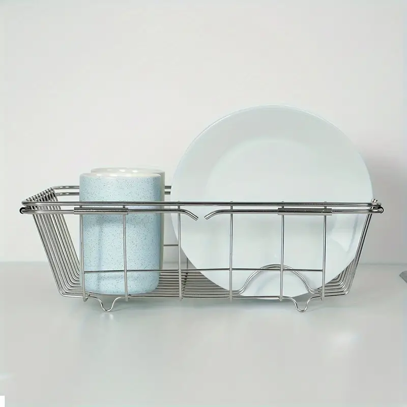 Kitchen Retractable Stainless Steel Drain Basket Kitchen - Temu