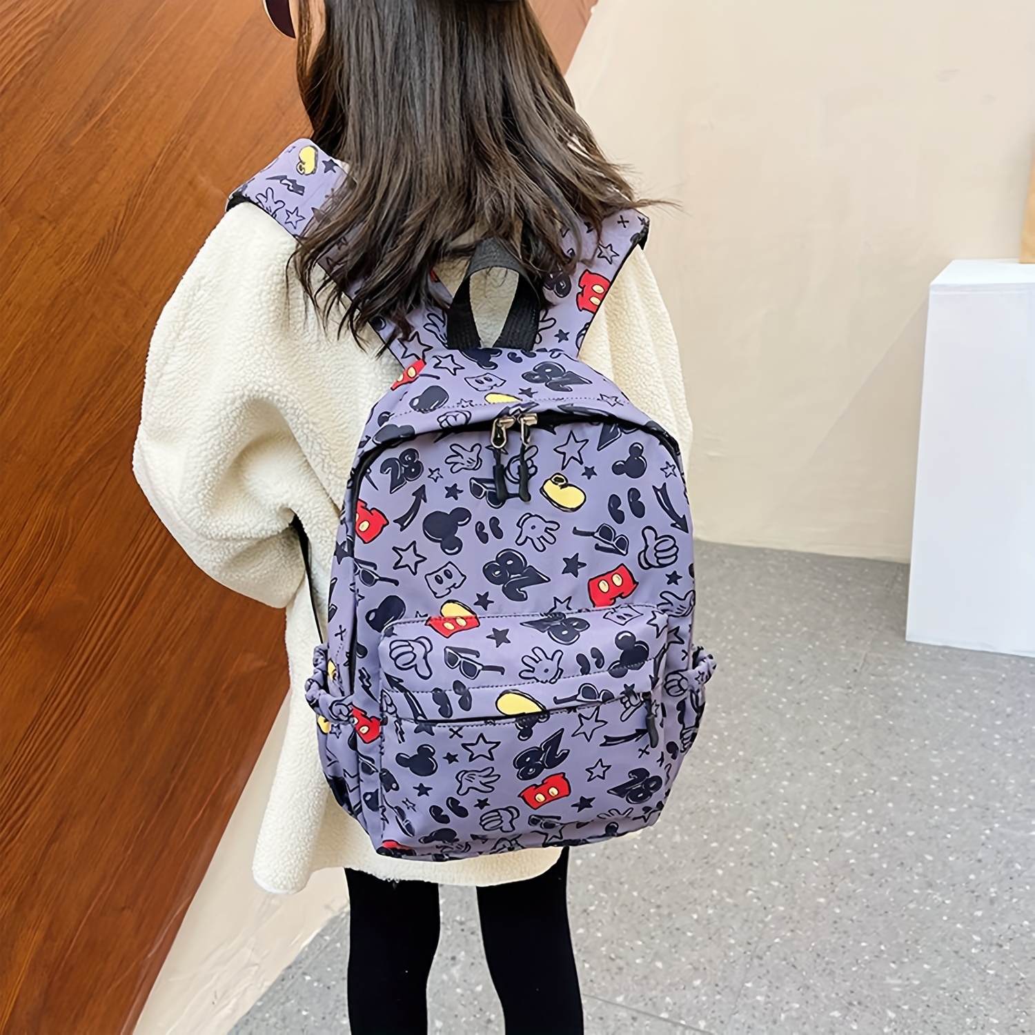 Cartoon Waterproof Lightweight Backpack School Bag