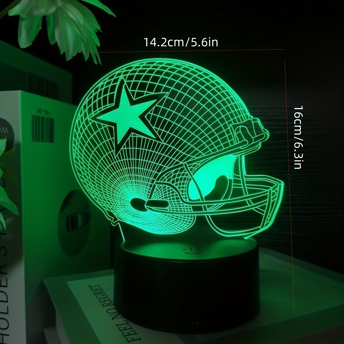 Team Sports America Philadelphia Eagles Green LED Auto On/Off Night Light  in the Night Lights department at