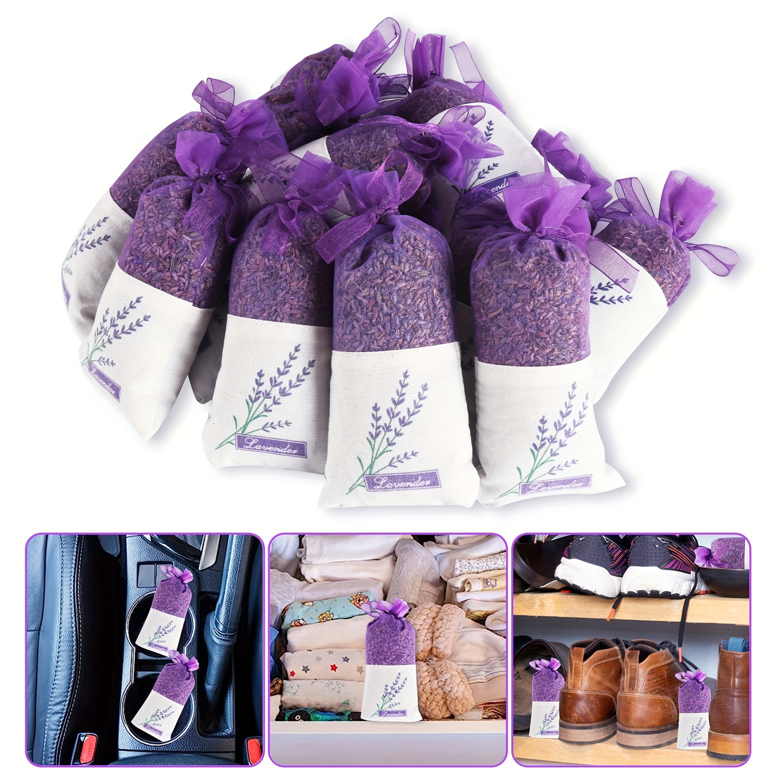 10pcs/set Lavendel-sachet-taschen - Schrank-deodorant-sachets