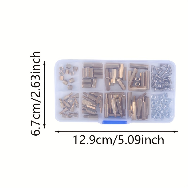 100 pièces plastique Nylon hexagonal M3 6mm 8mm 10mm 12mm (15mm)  Mâle-Femelle Femelle Entretoise M3 5mm 6mm 8mm 10mm Vis à Tête Ronde M2  ​​M3 M4 Écrou