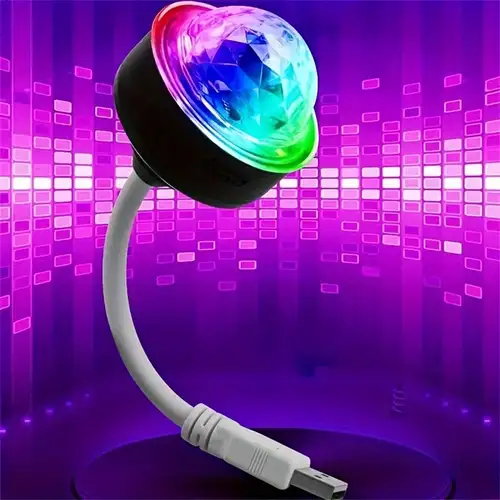 USB-kerstverlichting, Mobiele Telefoons, Auto-sfeerverlichting,  Spraakgestuurde LED-mini-magische Bal, DJ-stuiterende Podiumverlichting -  Temu Netherlands