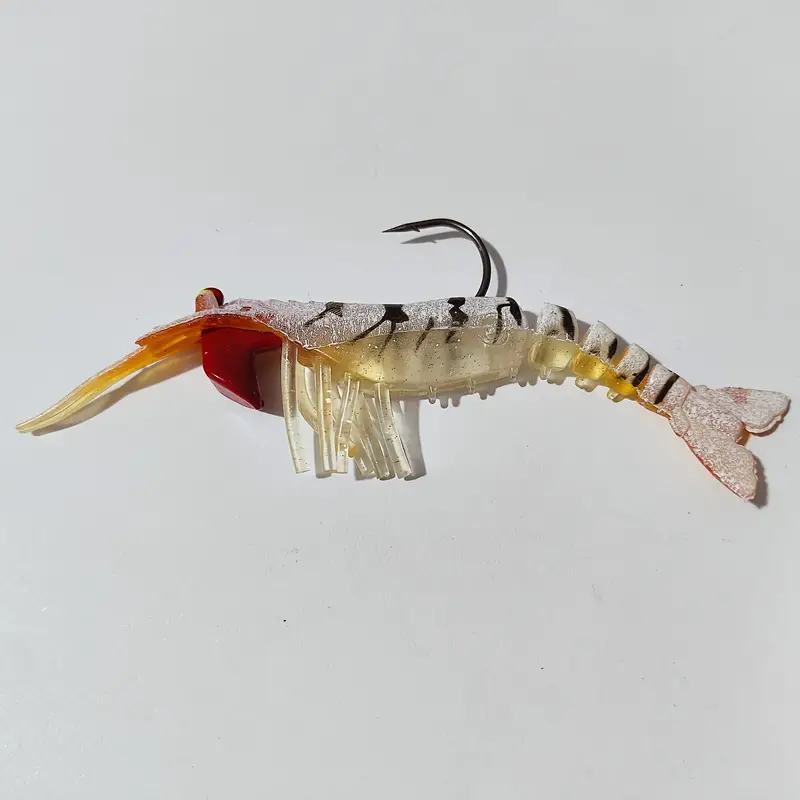 Artificial Silicone Soft Shrimp Bionic Fishing Bait Hook - Temu Austria