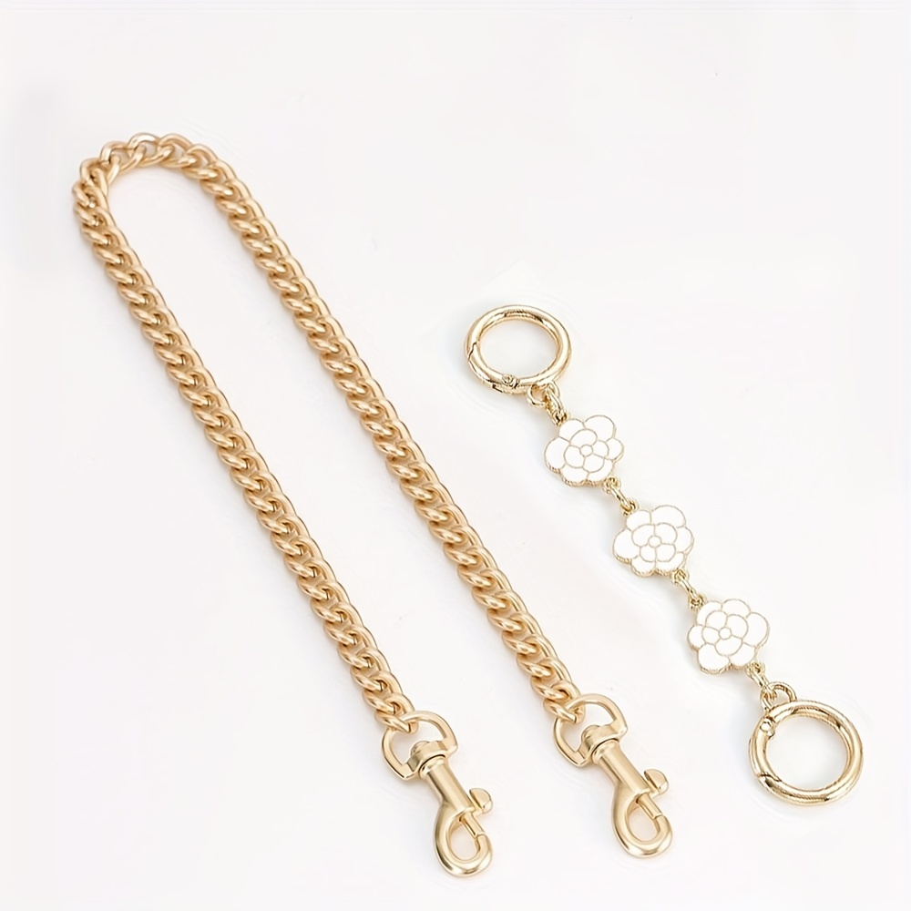 Purse Strap Extender Bag Accessory Metal Chain Handbag - Temu