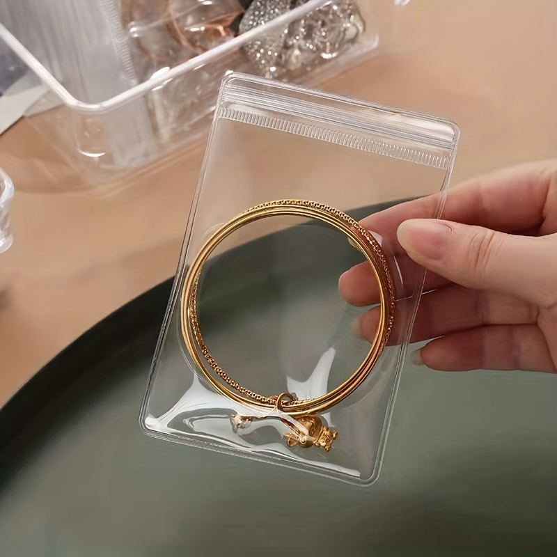 Anti oxidation Jewelry Bags Clear Jewelry Zipper Bags Small - Temu