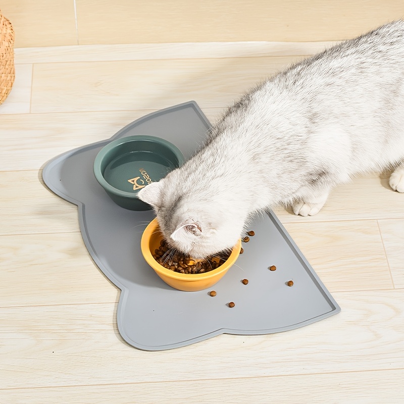 Pet Food Mat For Dog & Cat, Waterproof Pet Feeding Mat, Non Slip Cat Food  Mat, Dog Water Bowl Pad - Temu
