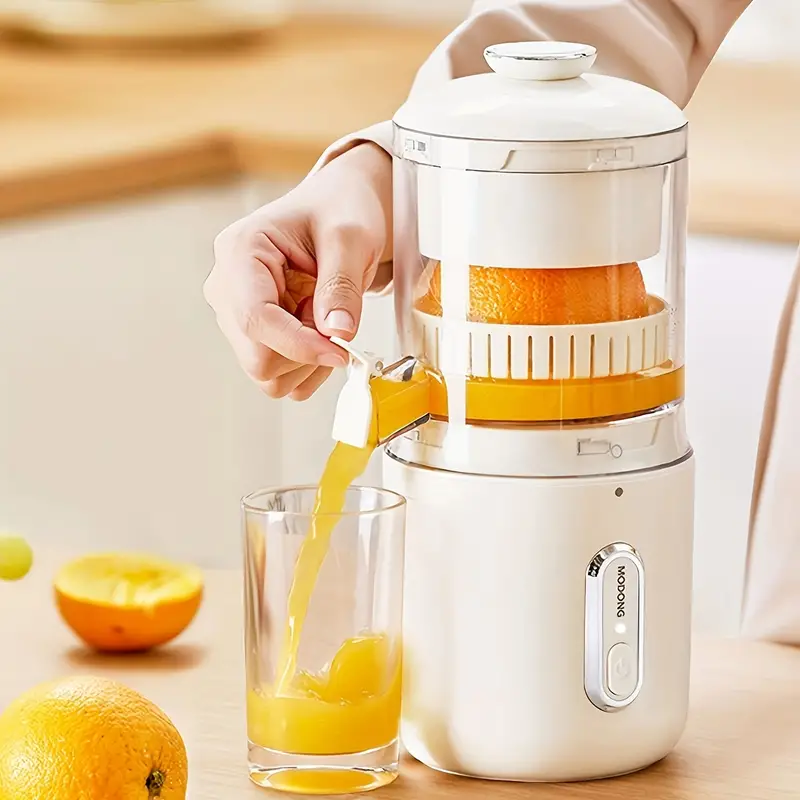1pc rechargeable electric juicer household convenient orange squeezer wireless juicer machine fruit juice machine kitchen stuff clearance chrismas gifts halloween gifts details 0