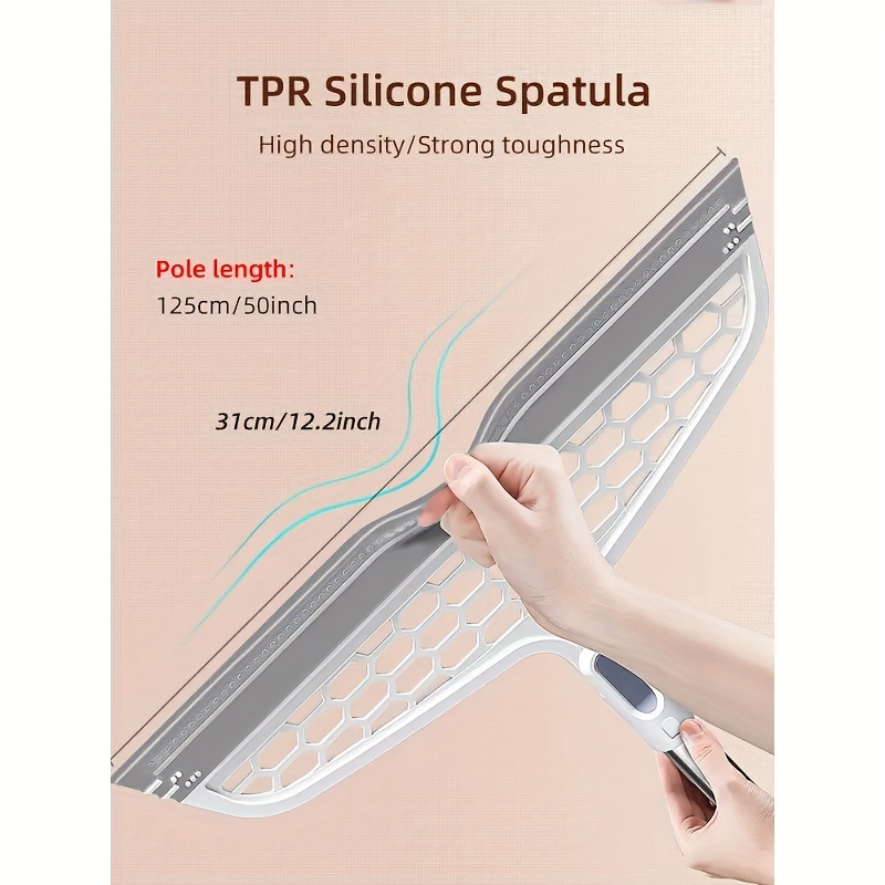 Magic Silicone Broom Lengthen Floor Cleaning Squeegee Pet - Temu