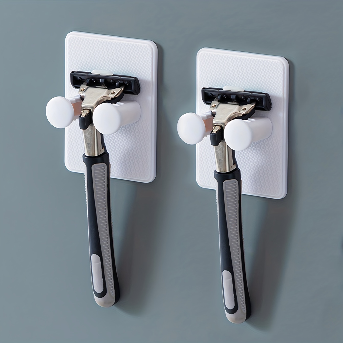 Bathroom Storage Punch Free Razor Holder Storage Hook Wall - Temu