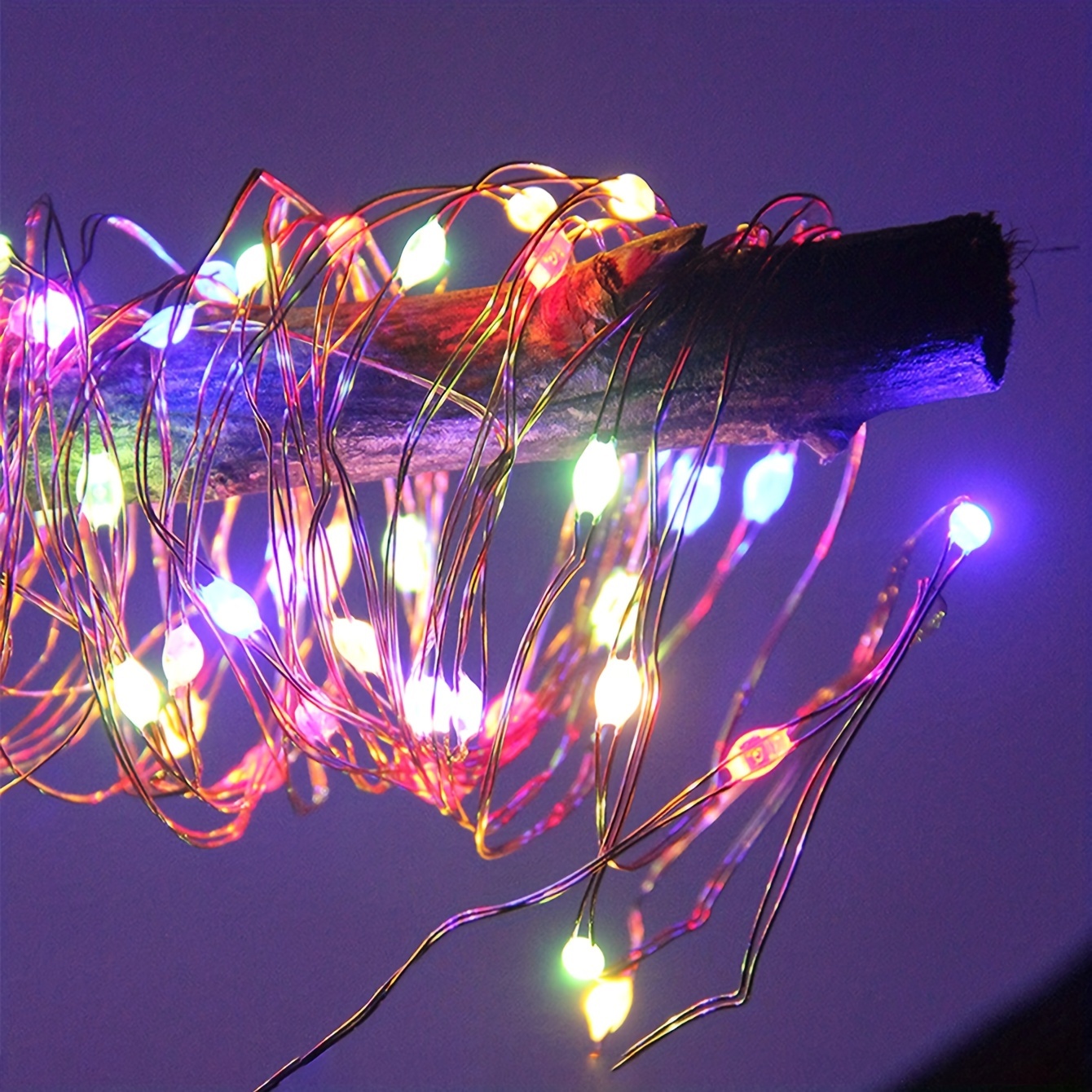 Guirlande lumineuse led fil cuivre électrique