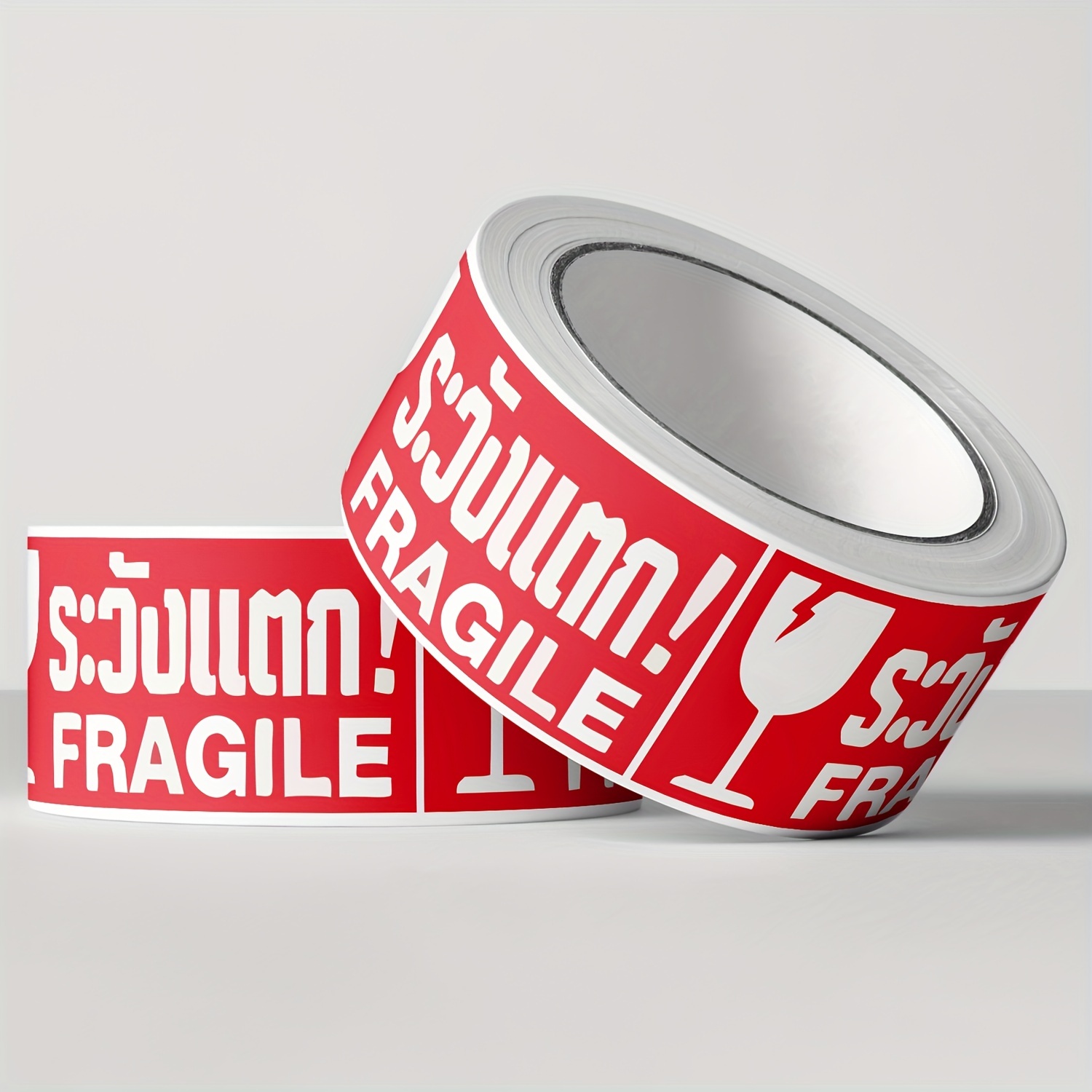 FRAGILE GLASS Labels - Self adhesive handle with care Stickers
