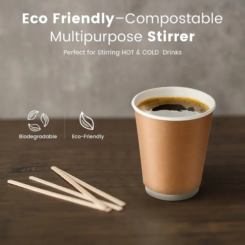 Eco Friendly Biodegradable Stir Sticks
