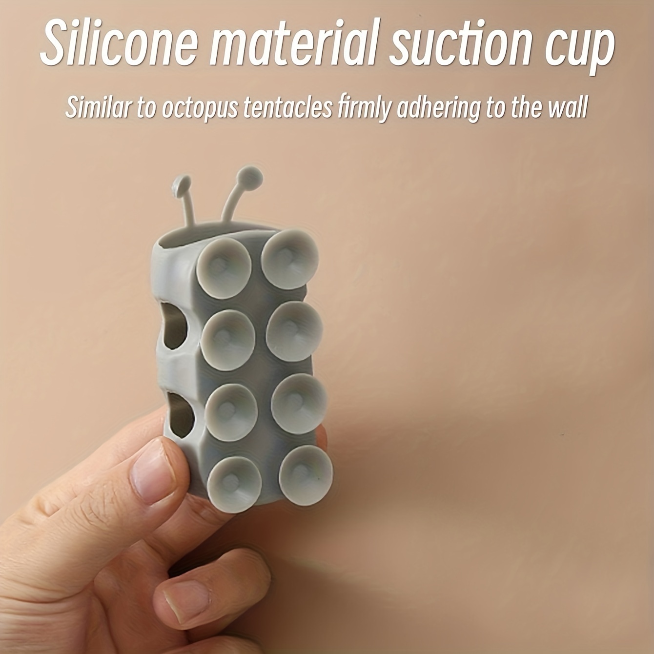 Caterpillar Shower Rack, Caterpillar Shower Suction Cup Hanging Spray Head Base, Universal Punch-free Movable Fixed, Bathroom