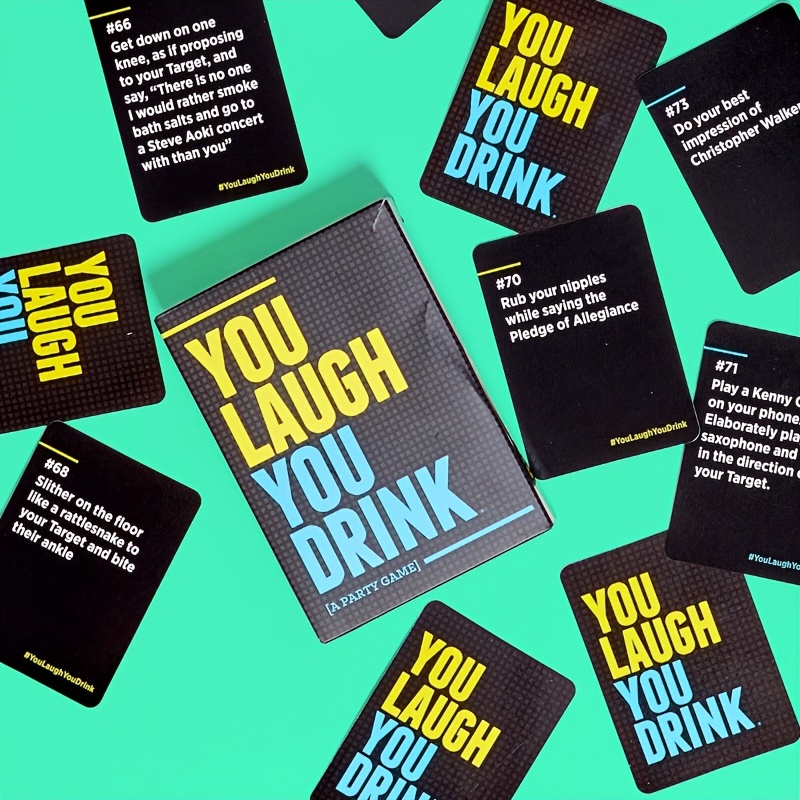 You Laugh You Drink Card Game