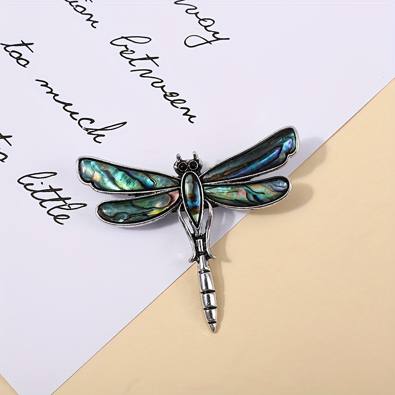 Pearl Brooch Simple Dragonfly Brooch For Women Enamel Brooch Pins Natural  Freshwater Pearl Jewelry Accessories
