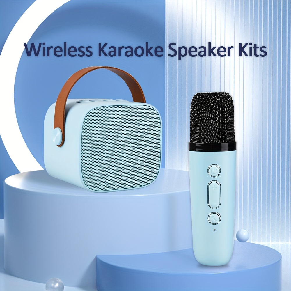 Altavoz Con Micrófono Inalámbrico Karaoke Portátil Bluetooth