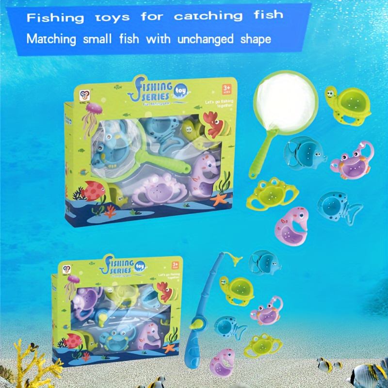 Kids Fishing Toy Set: Inflatable Pool Magnetic Puzzle Water - Temu