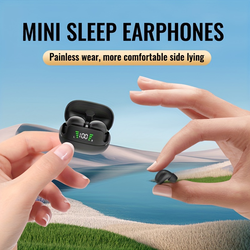 WoSD Mini Sleep Headset Nascosto Nell'orecchio Mini - Temu Switzerland