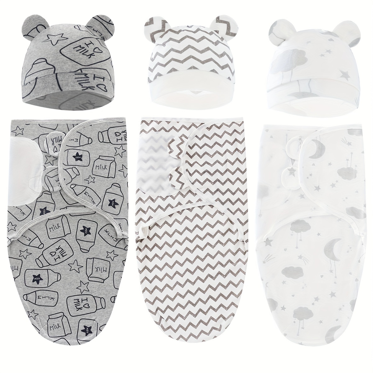 Keep Baby Cozy Secure Adjustable Cotton Swaddle Wrap Perfect - Temu Canada