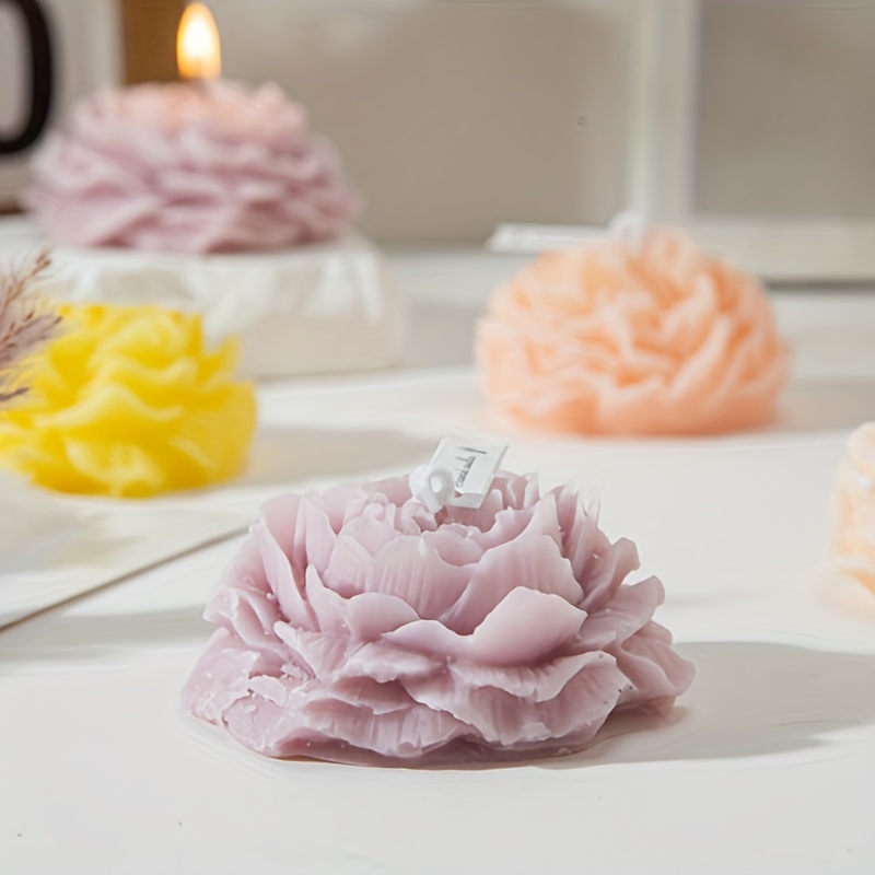 Peony Flower Aromatherapy Candle for Home & Outdoor Use