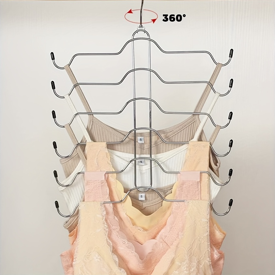 4 Pack Tank Tops Holder Bra Hangers for Closet Hanging Cami Hanger Space  Saving Sports Bra Storage Organizer Metal Hanger for Bras, Ties, Belts: Buy  Online at Best Price in UAE 