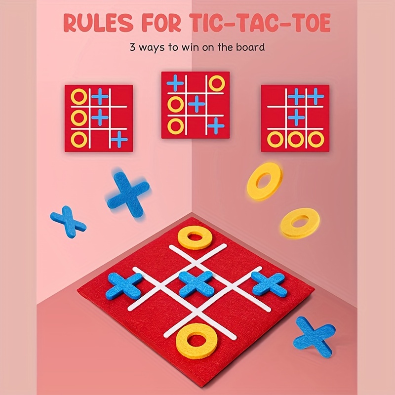  Tic Tac Toe Board Game Toys for Kids, Summer Birthday
