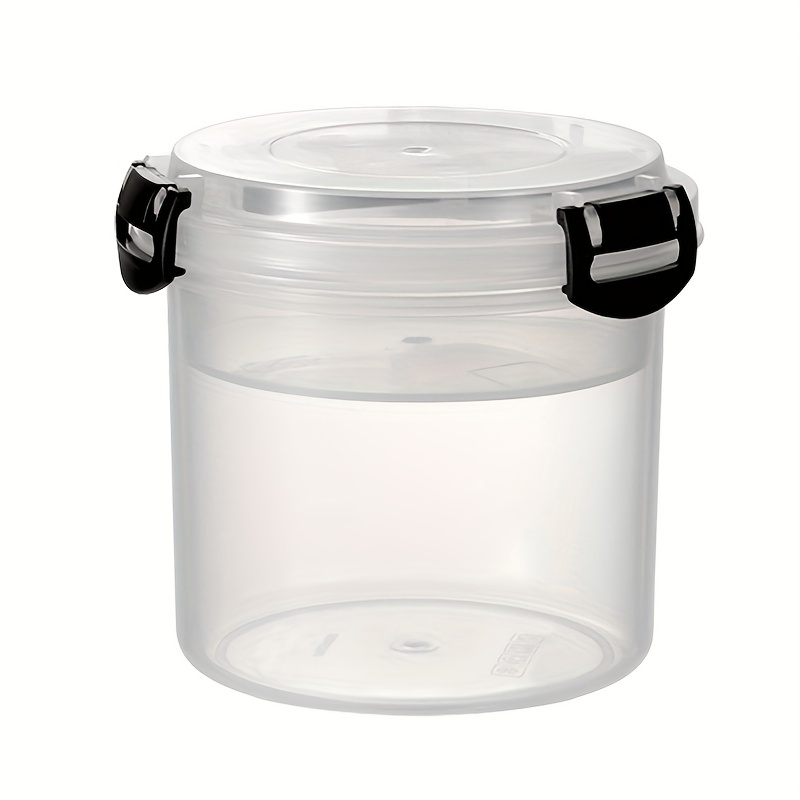 350ml Clear Over Night Oats Jars Plastic Containers 10oz Glass
